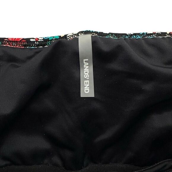 Lands End Women's size 12 Tummy Control Ruffle Off-the-Shoulder One-Piece Swimsu - Picture 7 of 7